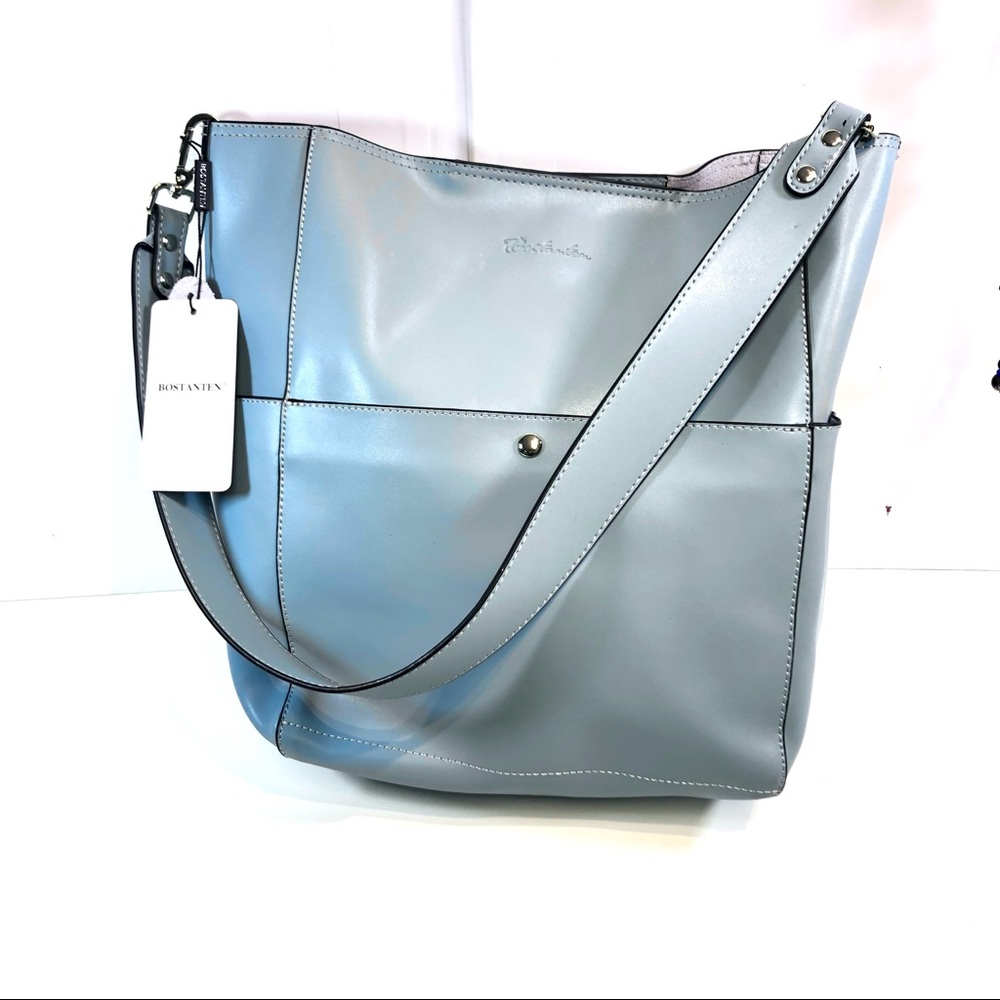 Bostanen Women NWT leather bucket bag large